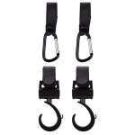 4 Pack Baby Stroller Hooks Clips Multifunctional Universal Hook For Hanging