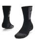 Unisex Ua Playmaker Project Rock Crew Socks - Black-pitch Gray / LG
