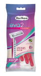 Max Shave Lady 2BLADE Dispos Razor 5PC