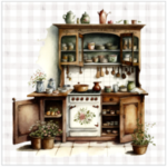 Tear Resistant Deco Print Country Christmas