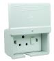 Waterproof Surface 16A Single Socket Outlet - Fibre Dmc