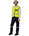 Pioneer Air Field Waist Coat Pvc Tape Velcro Close Premium Airport