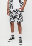 Style Republic Printed Linen Blend Walkshort - Black & White