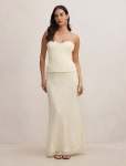 Myla Lace Corset Maxi Dress - 16 Lemon