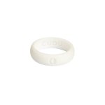 White Slim Silicone Ring