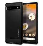 Spigen Google Pixel 6A Premium Rugged Armor Case Black
