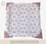 Playmat Boho Rainbow Pink And Grey Rainbow For Girls