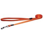 Rogz Utility Small 11mm Nitelife Fixed Dog Lead - Orange Reflective