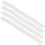 10MM Combbind 21 Loop Binders 25 Pack White