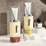 Plastic Travel Toothbrush Cup Portable Couple Set - Circular