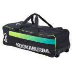 Kookaburra Pro 4.0 Wheelie Bag Black lime