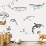Large Underwater Wall Stickers - Bottlenose Dolphin