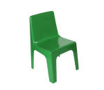 Junior Armless Kiddies Chair Green