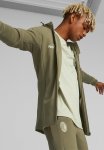 Puma Acm Casuals Hoody Jkt - Dark Green Moss-spring Moss