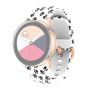 22MM Silicone Strap With Rose Gold Buckle For Garmin Venu 2