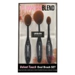 Cala Urban Studio Velvet Touch Facial Brush Set 3 PACK