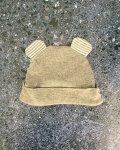 Clicks Grey Bear Beanie 12 18M