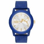 Puma Ultrafresh Three-hand Blue Castor Oil Men's Watch P5105