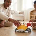 Interactive Crawling Crab Toy With Obstacle Avoidance