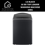 LG Black Ai Dd Top Loader Washing Machine - 24KG
