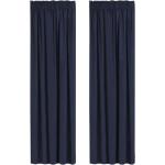 Always 2 Pack Microfibe Lined Curtain Navy