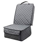 Pet Car Front Seat Cover 600D Heavy Duty Waterproof Nonslip Rubber Backing With Anchors Durable Dog Seat Covers For Cars Trucks
