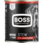 Bose Boss Steak Flavour Mature Wet Dog Food Chunks With Succulant Gravy 775G