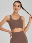 Seamless Flexi Meduim Impact Bra - Nude - Small