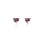 Georgini Sweetheart Heart Studs - Silver
