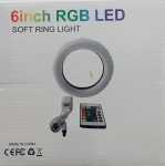 6 Inch Hubbly Rgb Ring Light With Full Colour Controls