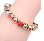 Charming Emoji-themed Bracelet - 19CM