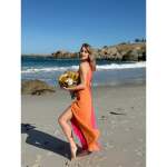 The Athena Dress - Large Green pink