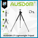 Ausdom LT1 Lightweight Black MINI Tripod