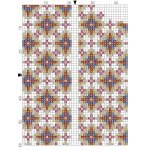 Just Love Blue & Cream Cross Glasses Case 7 X 17CM