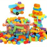100 Pcs Perfect Educational Toy Blocks: Early Education Enhance Creativity & Motor Skills Suitable For Ages 3-6 Great For Hallow