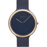 Satin Ocean Blue Rose Gold 40MM Watch - V269GXSLML