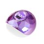 Uv Lamp Nail Dryer Colorful Mirror Diamond Nail Lamp Nail Lcd Display - Purple