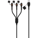 Volkano Rugged By Water- And Dust-proof USB To 3-IN-1 Cable - 1.2M VK-4100-U31