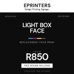 Light Box Face Replacement