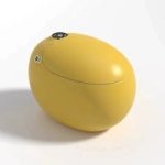 Smart Bidet Toilet Egg-shaped Ceramic