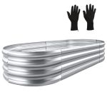 Galvanised Metal Raised Bed Vegetable Planter Box For Outdoor - Extra Large