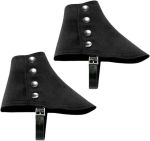 Fytstycale Knight Spats Men's Shoe Covers Medieval Adjustable Buckle Cloth