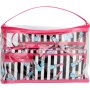 Clicks 4-IN-1 Lipstick Queen Toiletry Bag Set