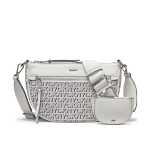 Zoie Crest Crossbody Bag -marshmallow