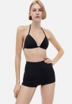 Push-up Triangle Bikini Top - Black