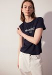 Fitted Cotton T-Shirt - Blue