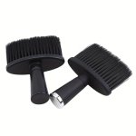 1PCS Professional Soft Black Neck Face Duster Brushes Barber Hair Cleaning Brush Beard Brush Salon Hair Cutting Hairdressing Sty