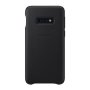 Samsung Galaxy S10E Leather Cover - Black