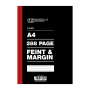 Counter Books 3 Quire / 288 Pages A4 F/m Sealed   No Shrinkwrap   Box 40