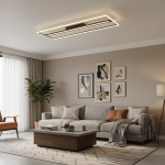 Woodline Twin Linear LED Ceiling Fitting